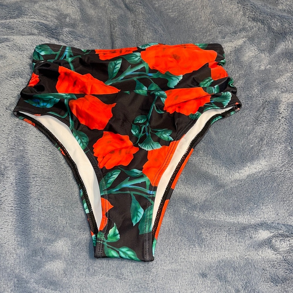 Womens high waisted bikin bottoms